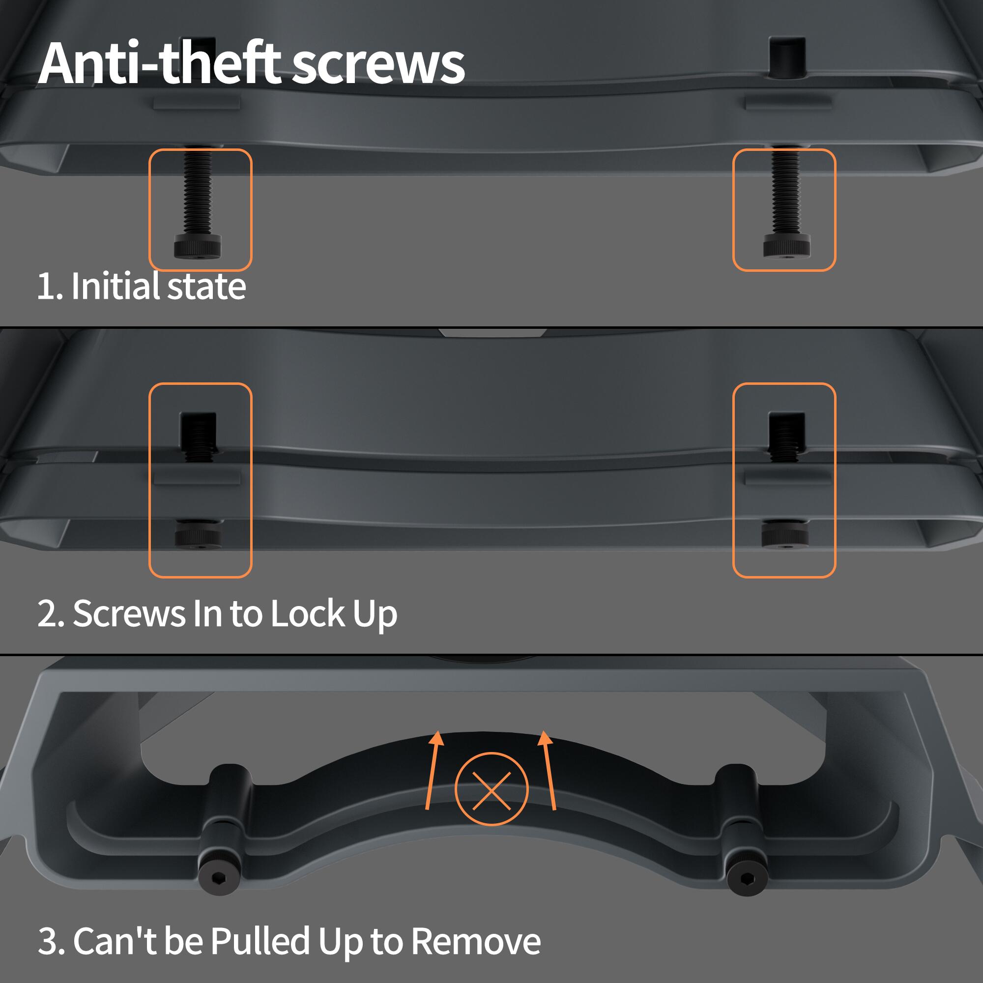 MINI-DM7-TP Starlink Mini Mobility Mount Aluminum Alloy Anti-Theft Kickstand Kit