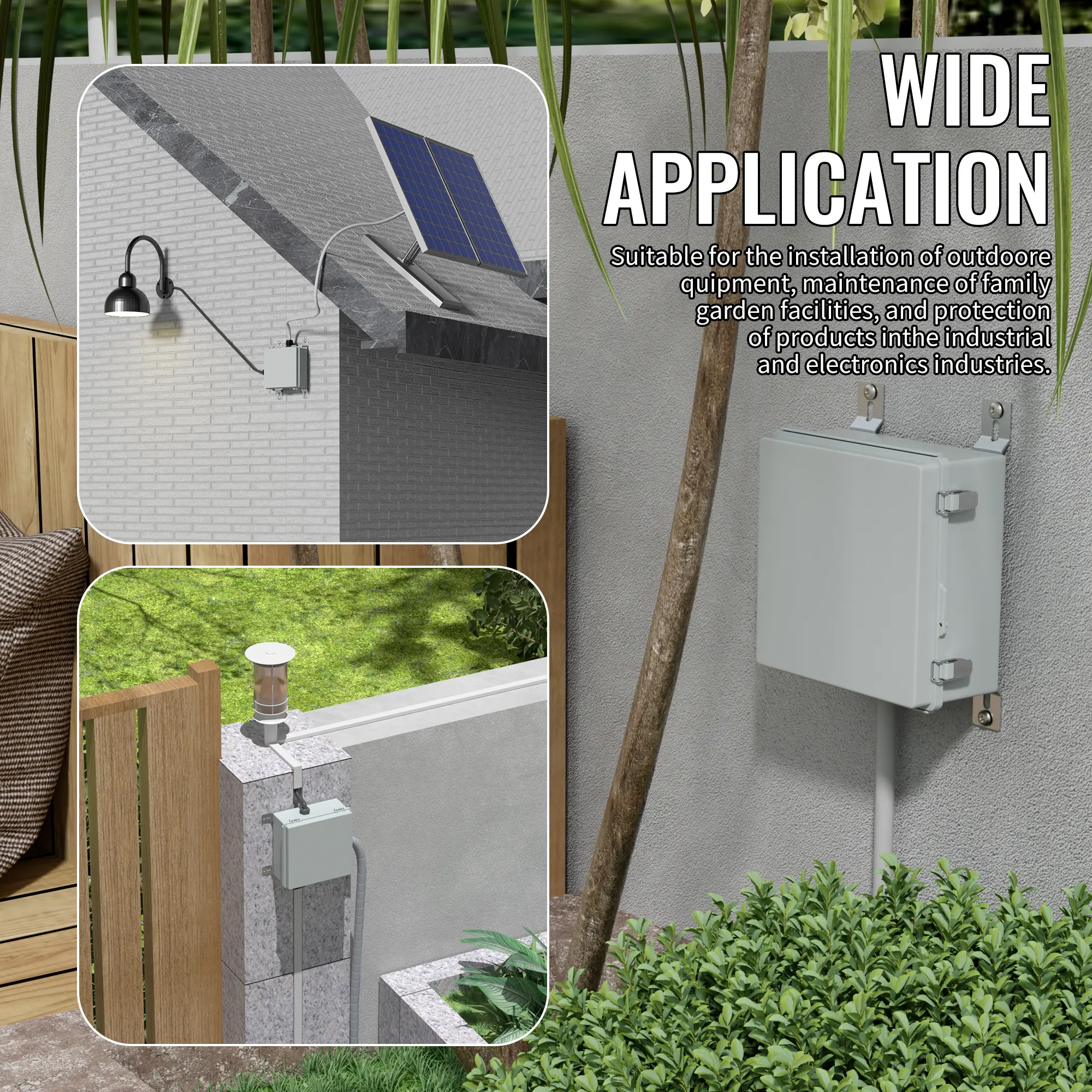 ABS Plastic Outdoor Electrical Junction Box - 13.2