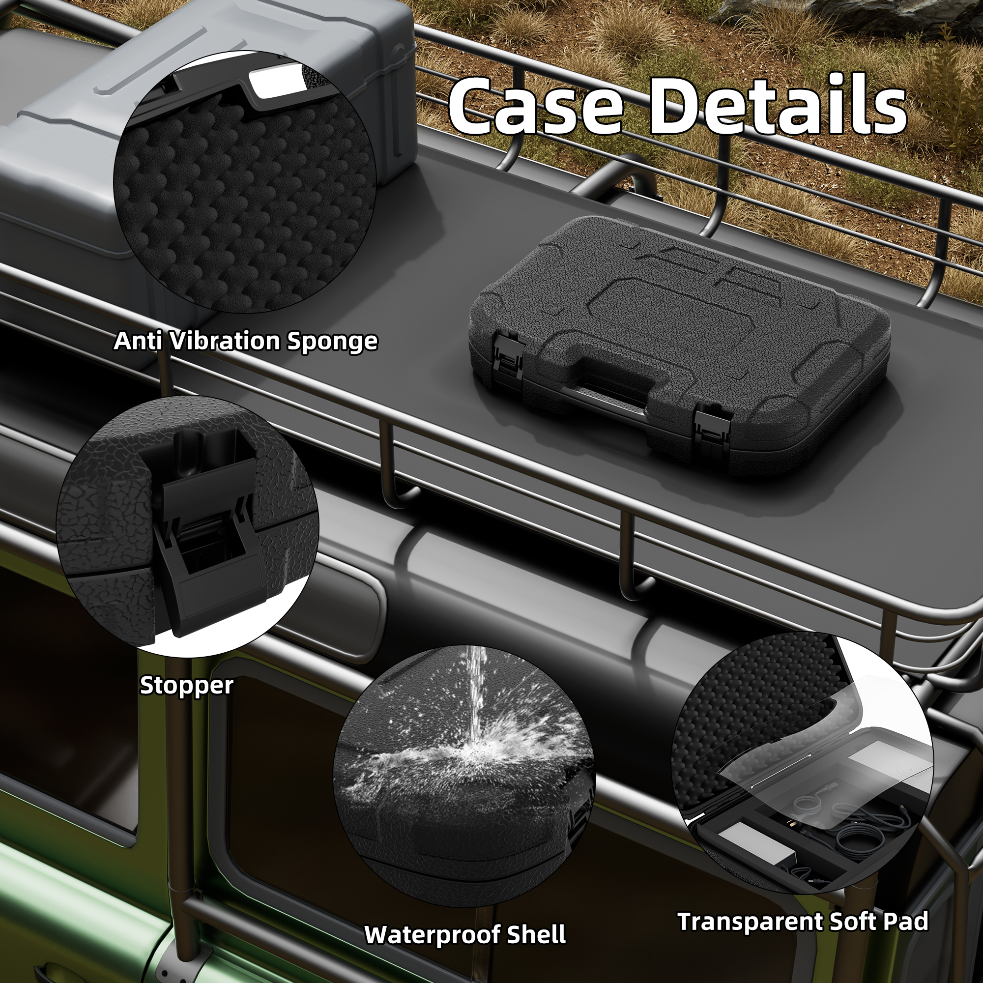 GEN3-BAG3 Starlink Gen 3 Standard Case Portable Protective Carrying with Transparent Soft Pad