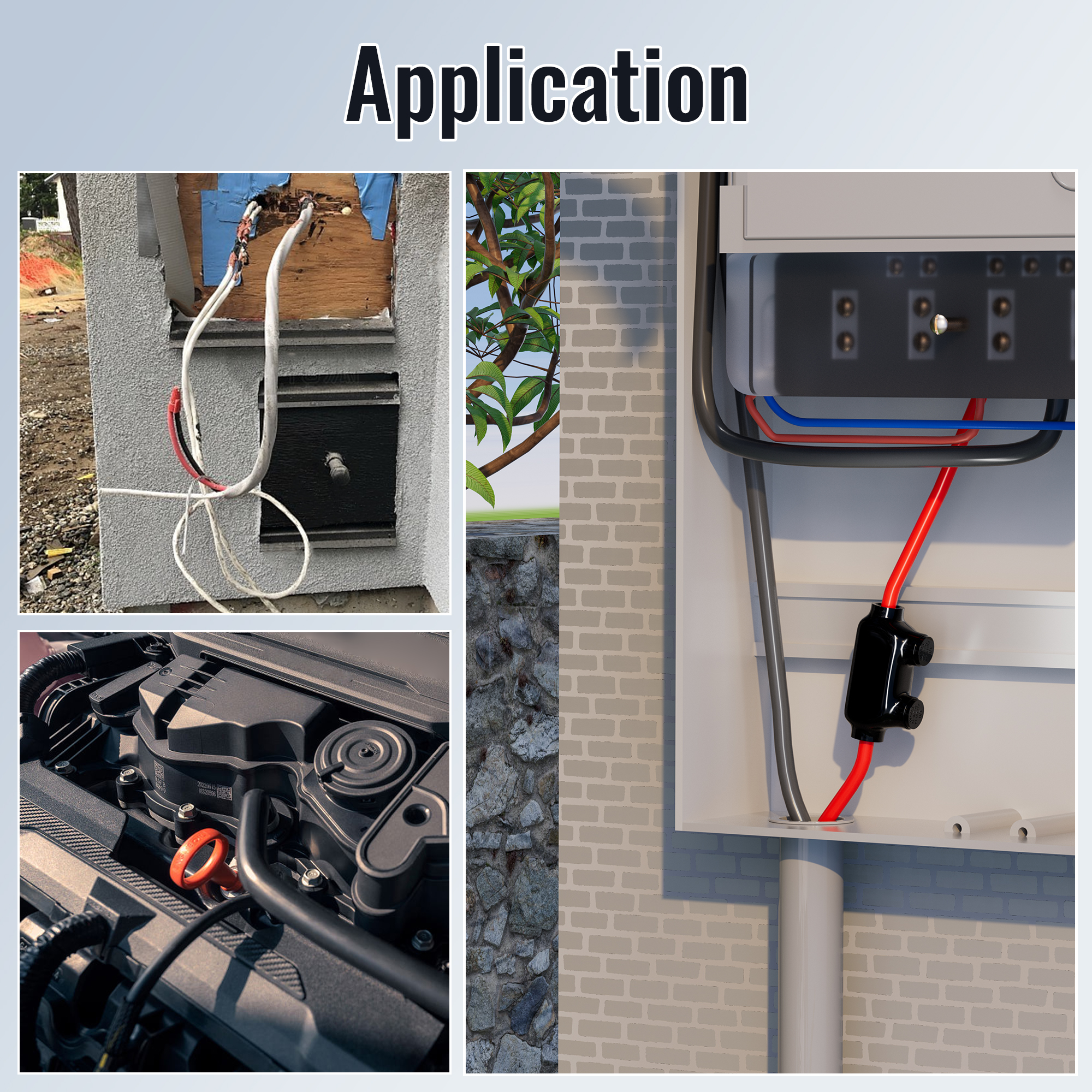 ITC-101-1/0AWG 1/0 AWG – 14 AWG 2-Port Multi-Tap In-Line Wire Entry Pre-Insulated Connector