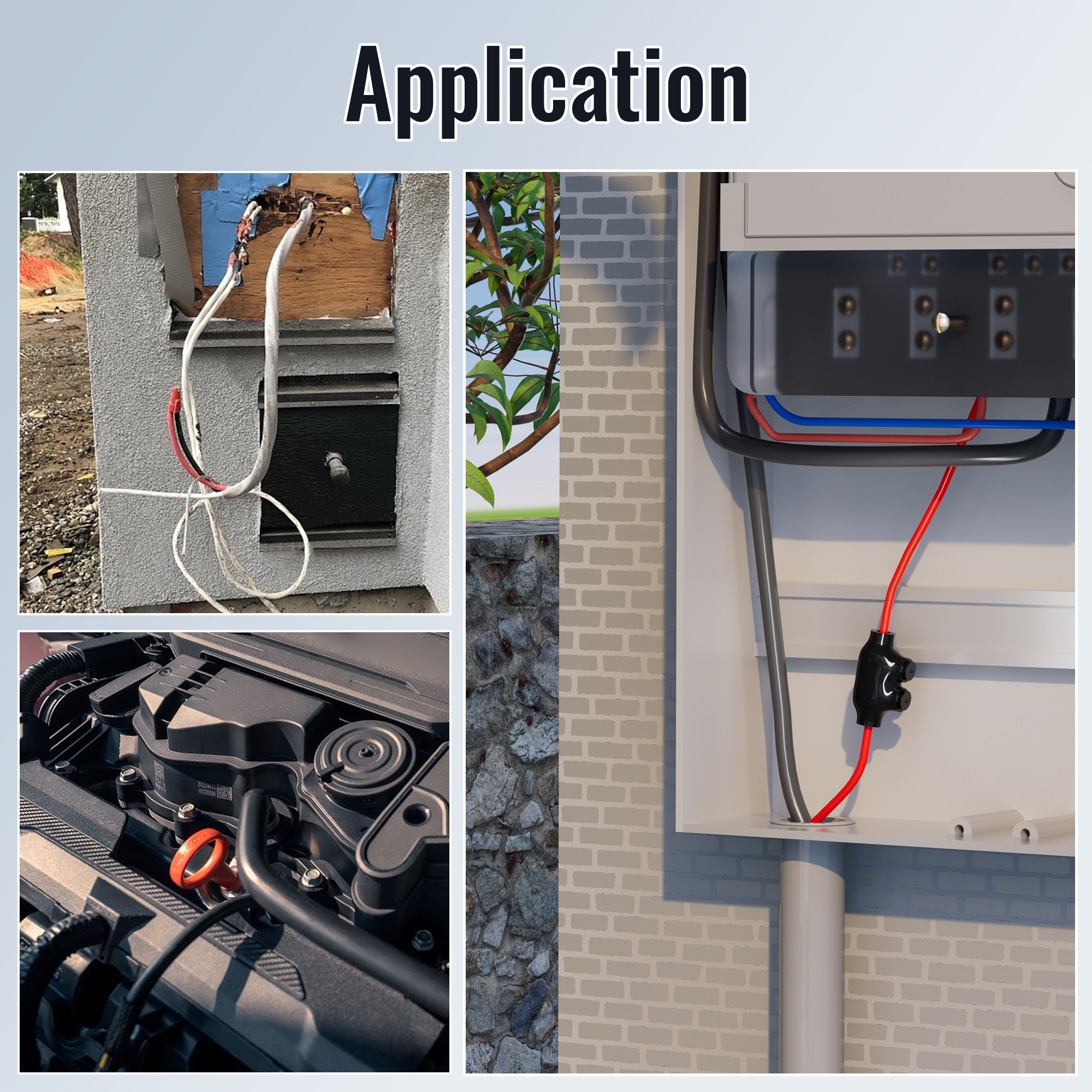 ITC-101-4AWG 4 AWG – 14 AWG 2-Port Multi-Tap In-Line Wire Entry Pre-Insulated Connector