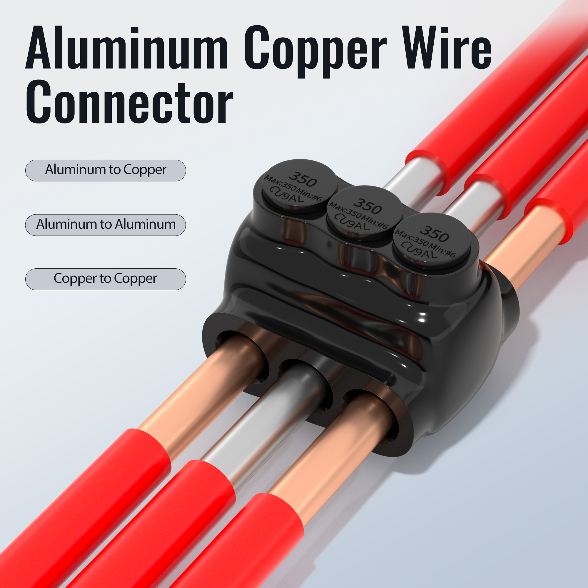 ITC-102D-4AWG 4 AWG – 14 AWG 2-Port Dual-Sided Entry Insulated Splice Connector