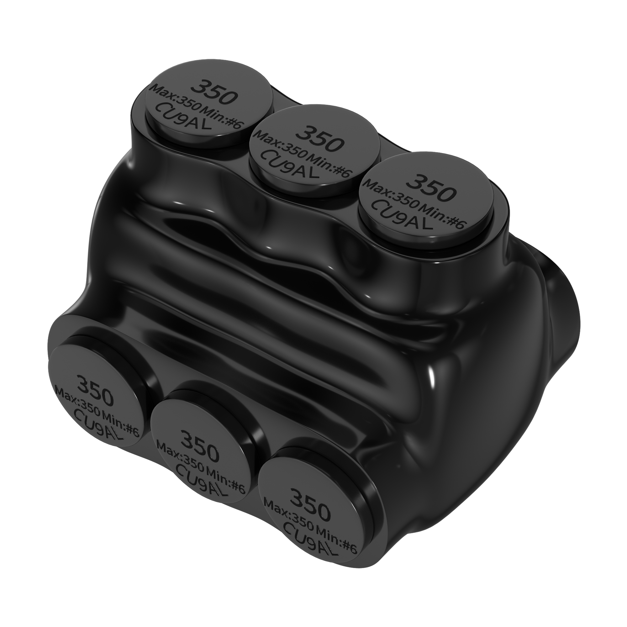 ITC-102D-4AWG 4 AWG – 14 AWG 2-Port Dual-Sided Entry Insulated Splice Connector