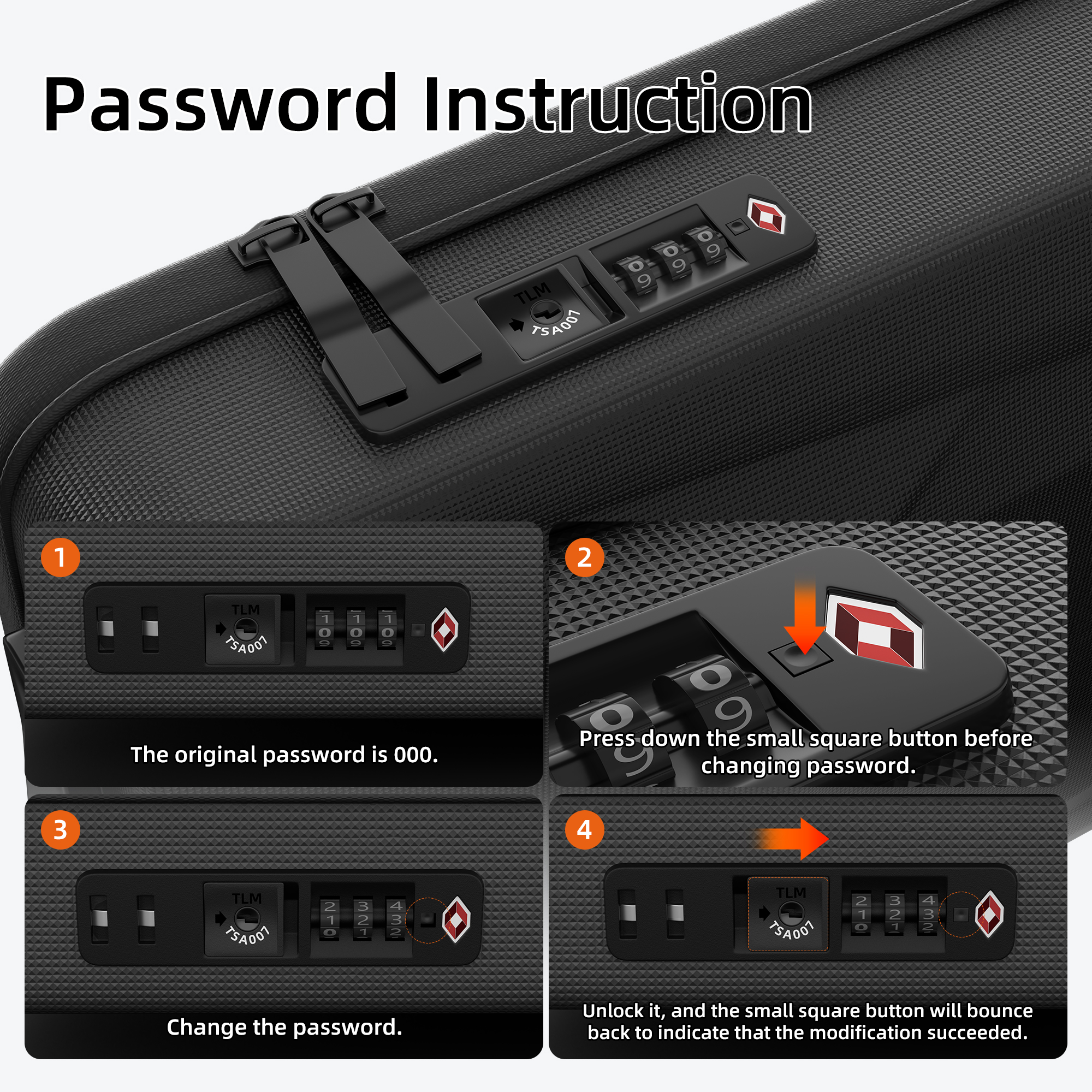 MINI-BAG9 Starlink Mini Hard Shell Anti-theft Backpack with TSA Lock & USB Ports