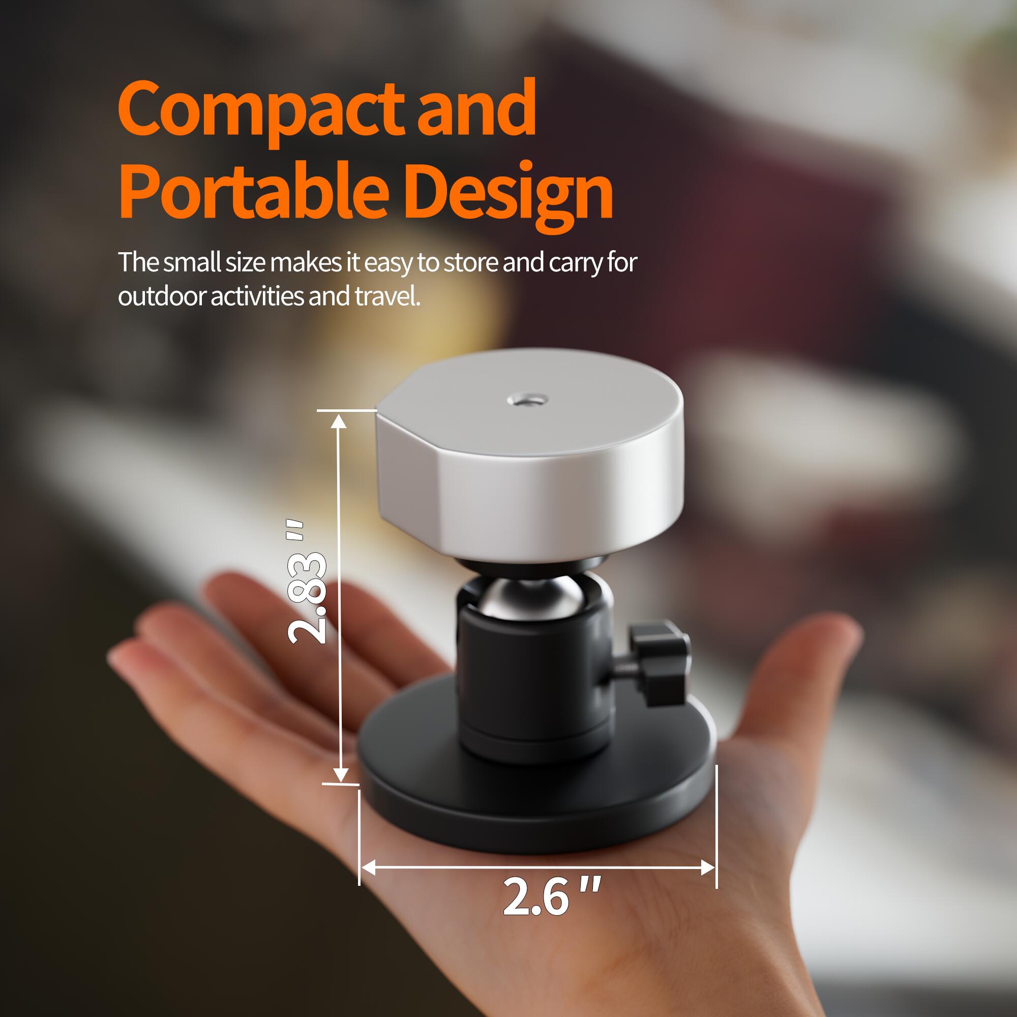 MINI-BR12 360° Adjustment Starlink Mini Magnetic Roof Mount with Mount Adapter