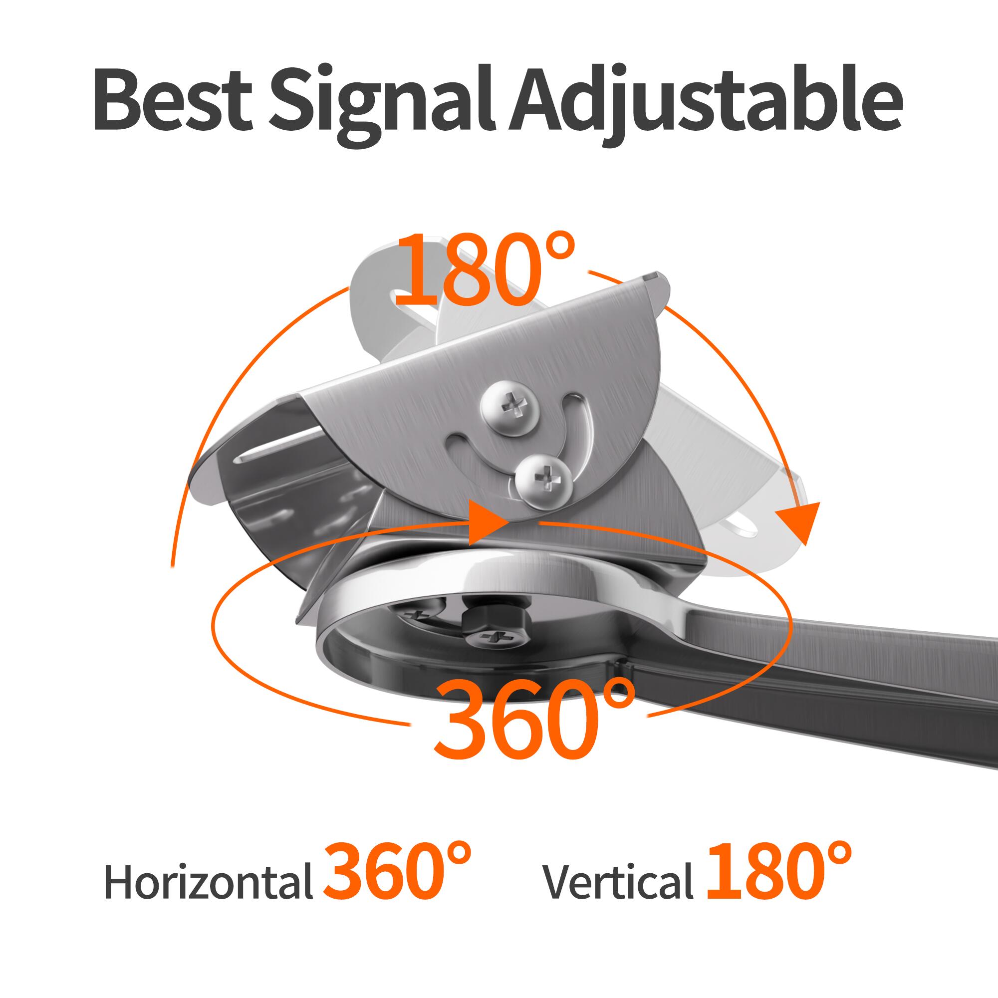 MINI-BR15 Starlink Mini Pole and Beam Mount – Stainless Steel with 360° Adjustable Arm