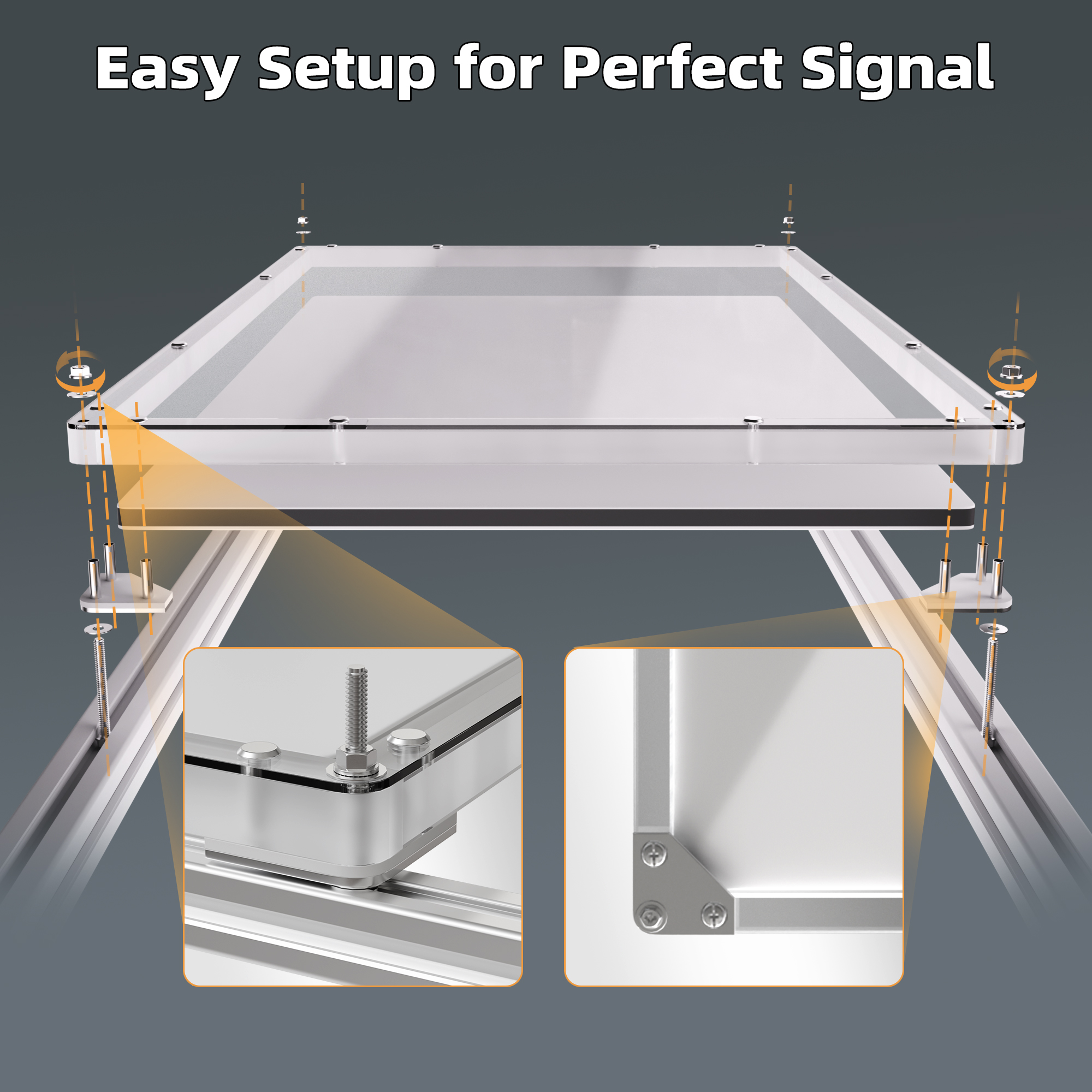 GEN3-PC2 Weatherproof Starlink Gen 3 Protective Hard Shell for Car & Boat Roof Rack Mount