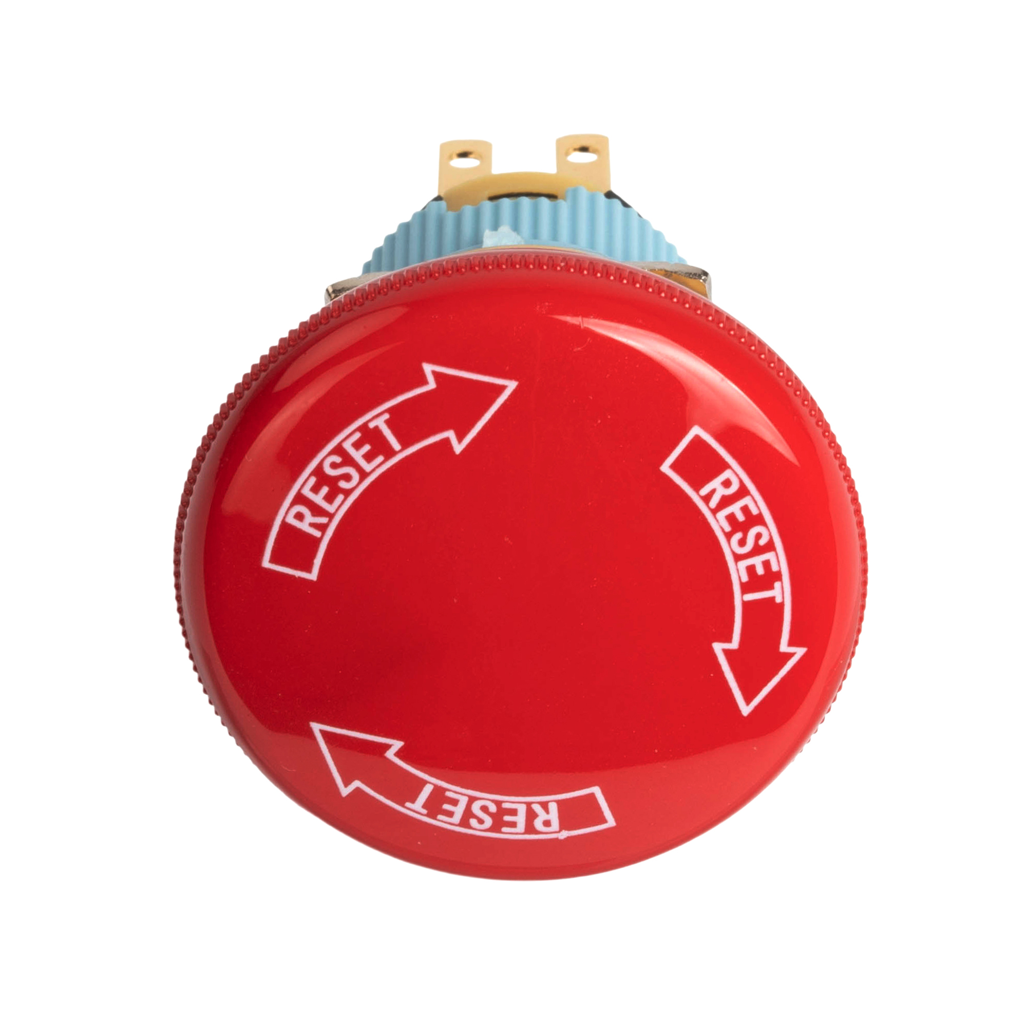 A16-02SR-B 16mm Large Mushroom Head Emergency Stop Button | Easy-Actuation Safety Switch,IP65 Twist Reset, 2NC
