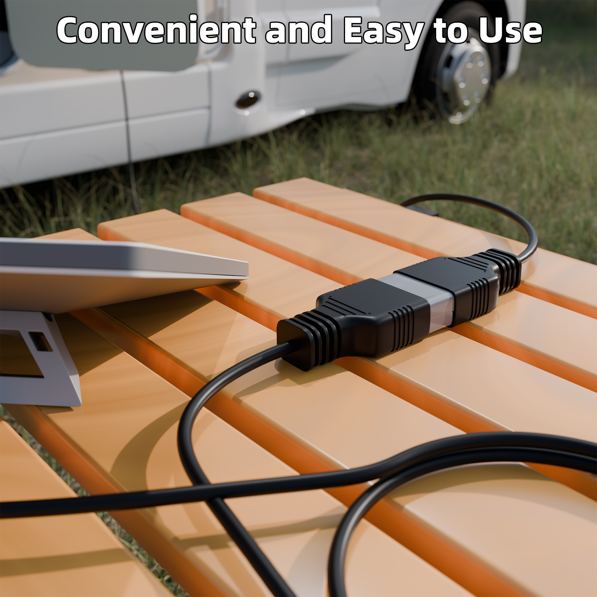 AP-50-W2-DC-3M Starlink Mini Anderson Powerpole to DC Plug Adapter Cord – 18AWG – 9.8FT/3M for Solar Generators, Caravans, Boats