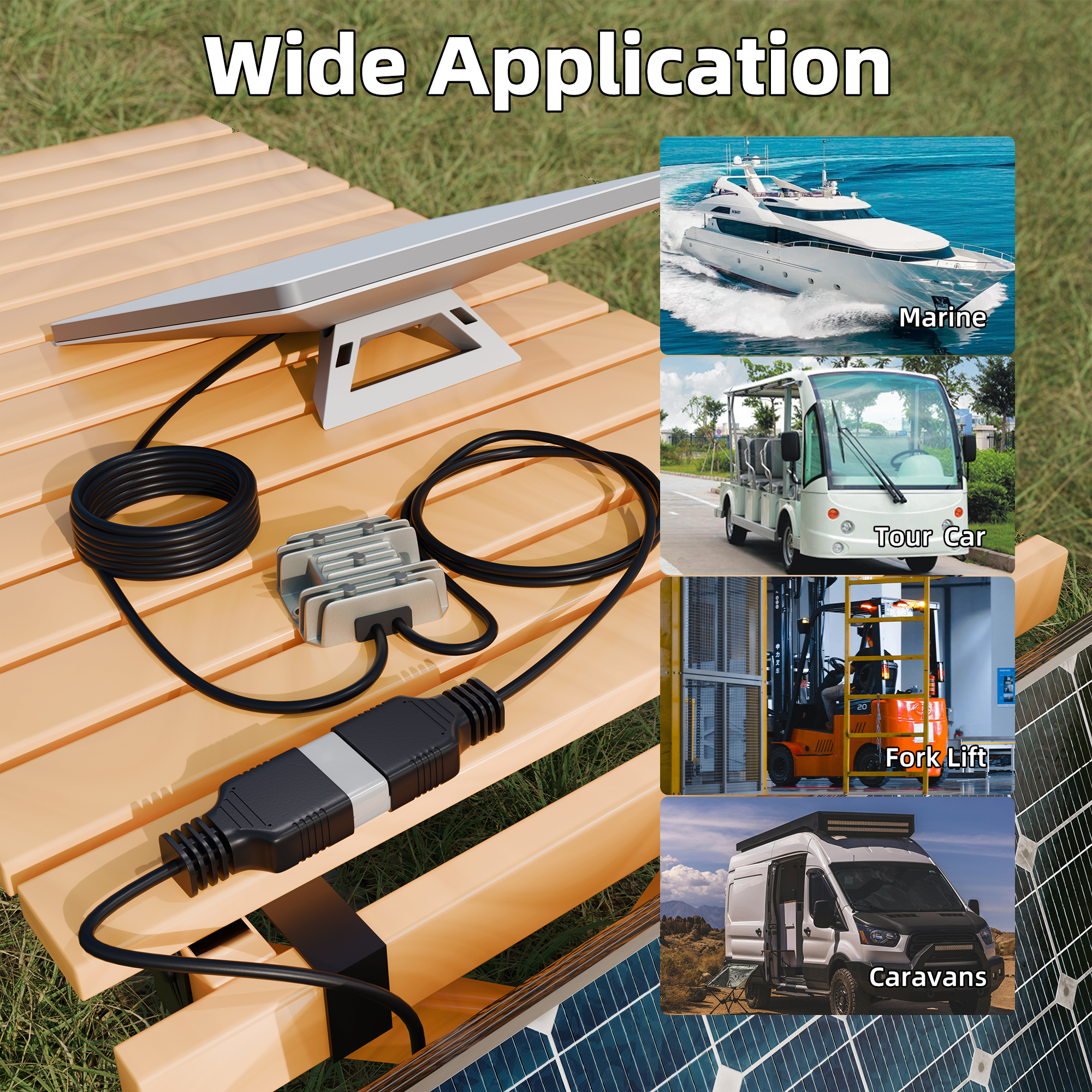 DC-DC30V3.5A+AP-50 Starlink Mini DC 12V/24V to 30V Conversion Kit Anderson Powerpole to DC Plug 23FT/7M Cable for RV, Marine, Off-Grid
