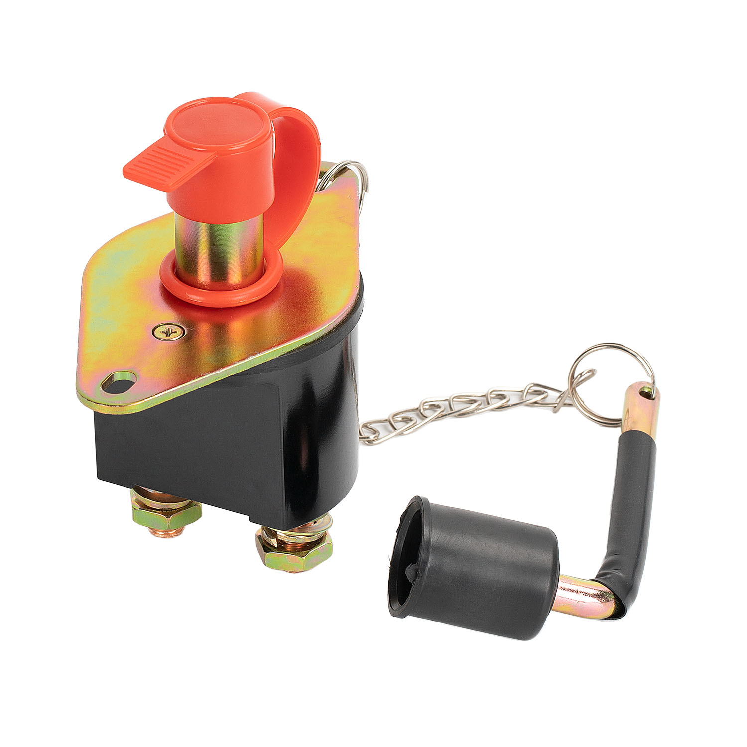 ASW-A08B 250A 12-24V DC Battery Master Switch Disconnect with Removable Lever Handle