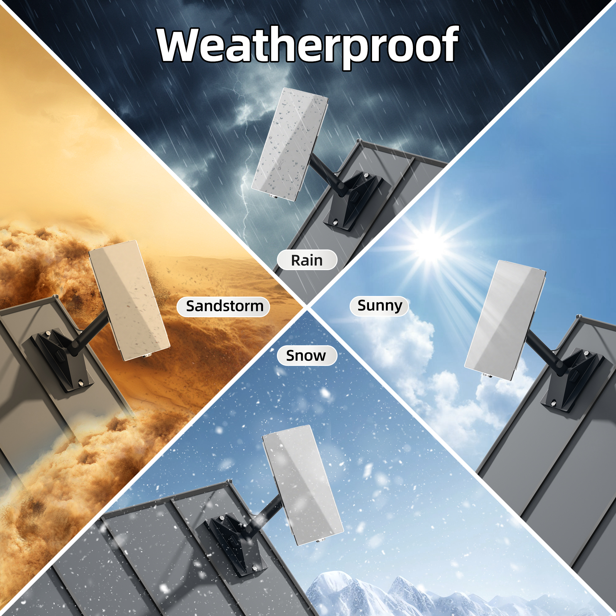 GEN3P-PC Starlink Flat High Performance Protective Cover Weatherproof Impact-Resistant Shield