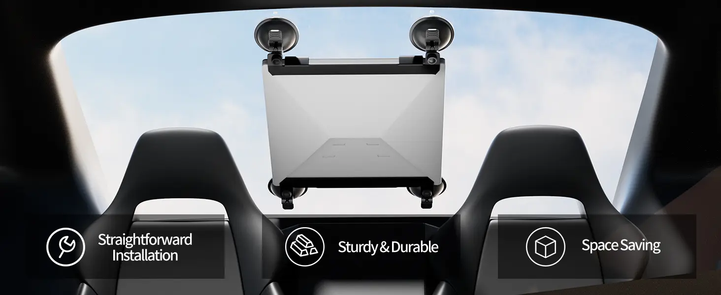 Hasaller Staffa A Ventosa Per Starlink Mini – Kit Di Montaggio Per Auto, Camper, Barche E Aerei, Con Custodia Protettiva
