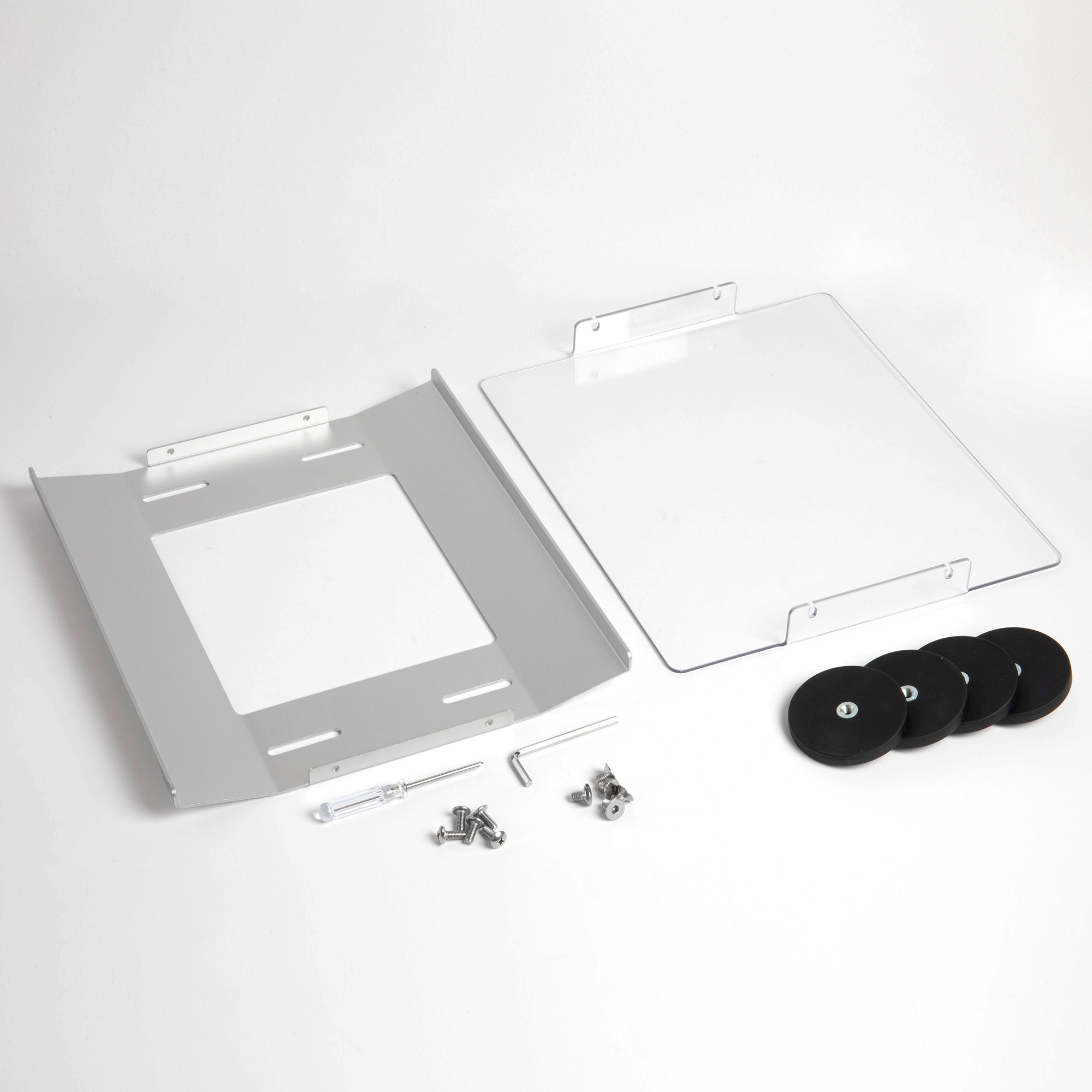 MINI-BR21 Starlink Mini Magnetic Mount No-Drill Vehicle Roof Bracket with 4 Strong Magnets & Clear Shield
