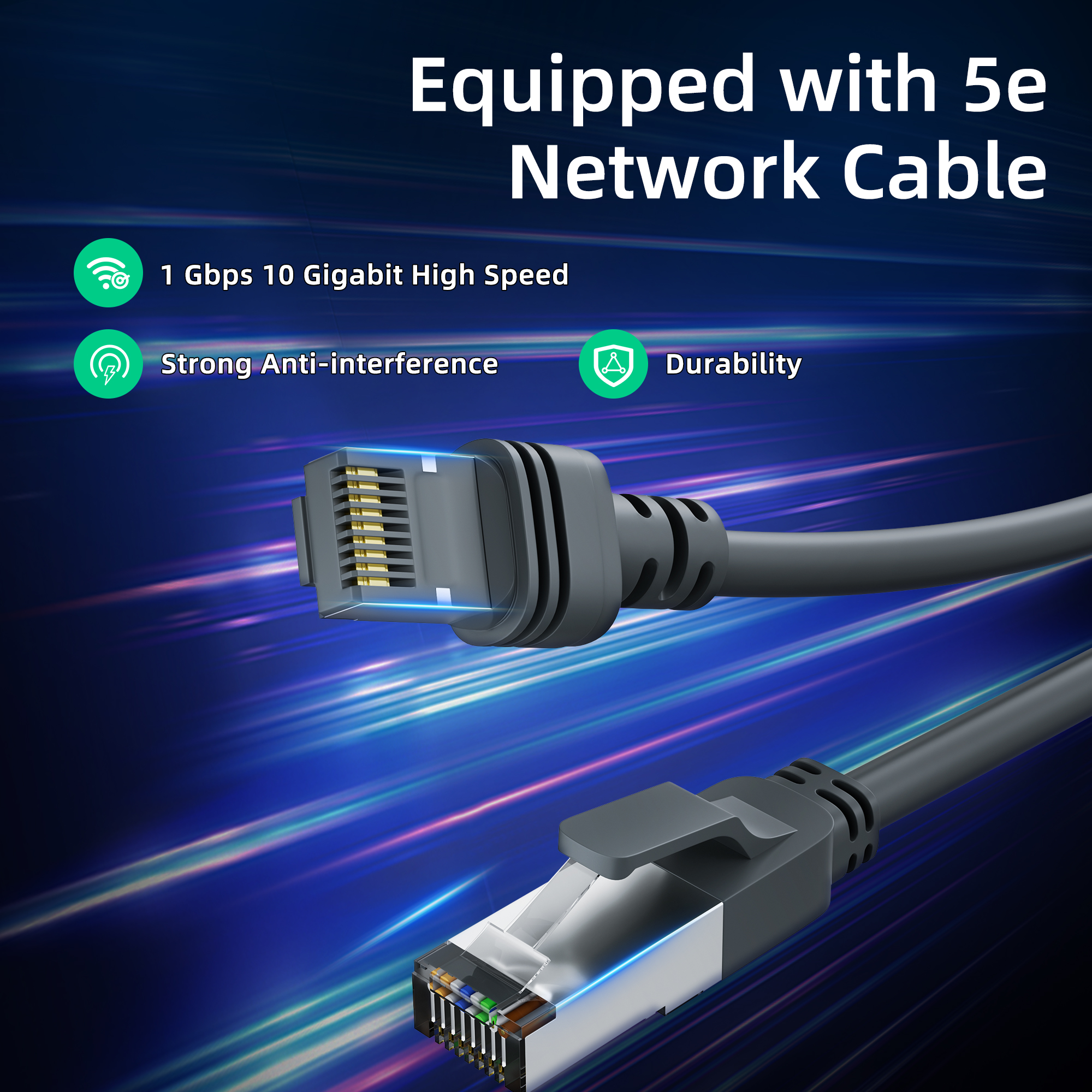 MINI-EA4-CABLE0.5M Starlink Gen 3 & Mini 4-Port Ethernet Adapter Professional LAN Network Expansion Hub