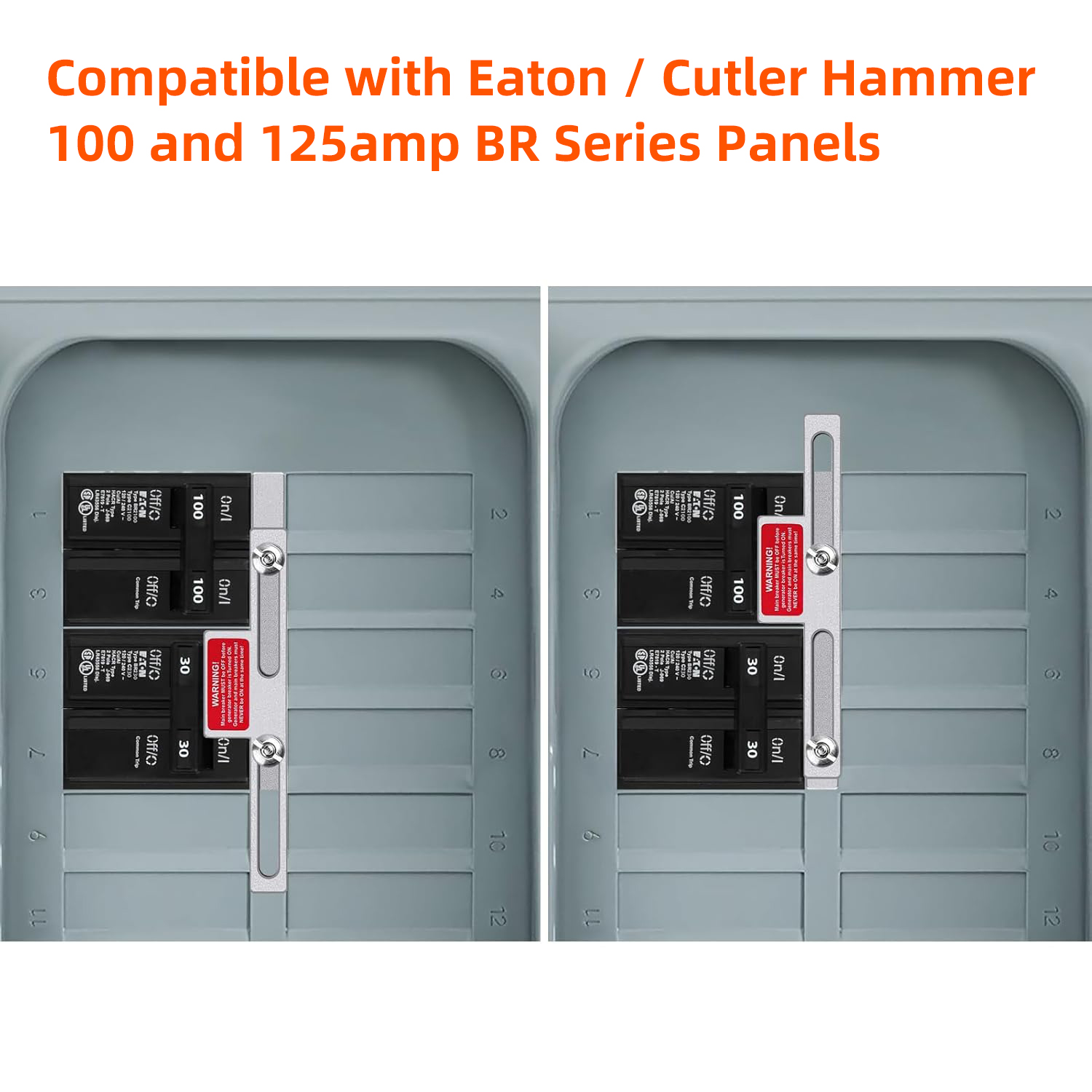 BR-100 Generator Interlock Kit – Eaton Cutler Hammer BR Series 100A/125A – GL-17
