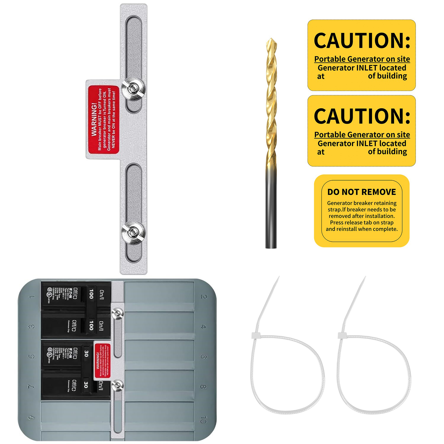 BR-100 Generator Interlock Kit – Eaton Cutler Hammer BR Series 100A/125A – GL-17
