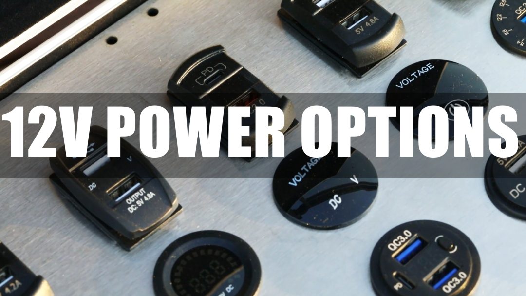 12V POWER OPTIONS 12V POWER OPTIONS