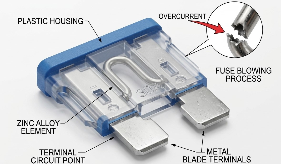blown automotive fuse vs good fuse comparison blown automotive fuse vs good fuse comparison