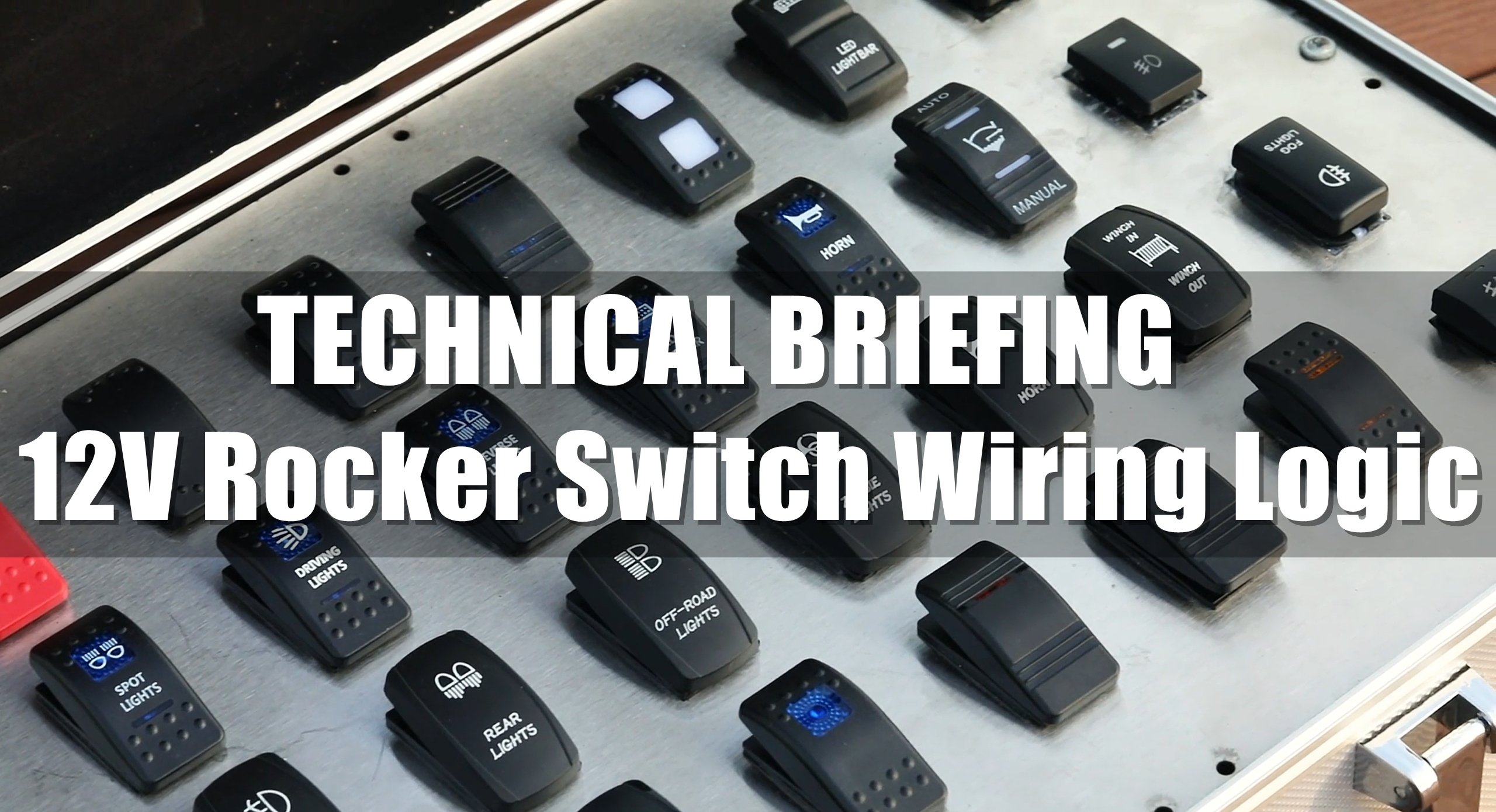 12V Rocker Switch Wiring Logic 12V Rocker Switch Wiring Logic