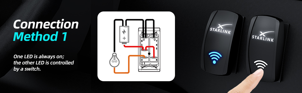 DR-A11L25ABL-STARLINK Starlink Symbol Rocker Switch Method 1