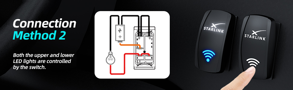 DR-A11L25ABL-STARLINK Starlink Symbol Rocker Switch Method 2