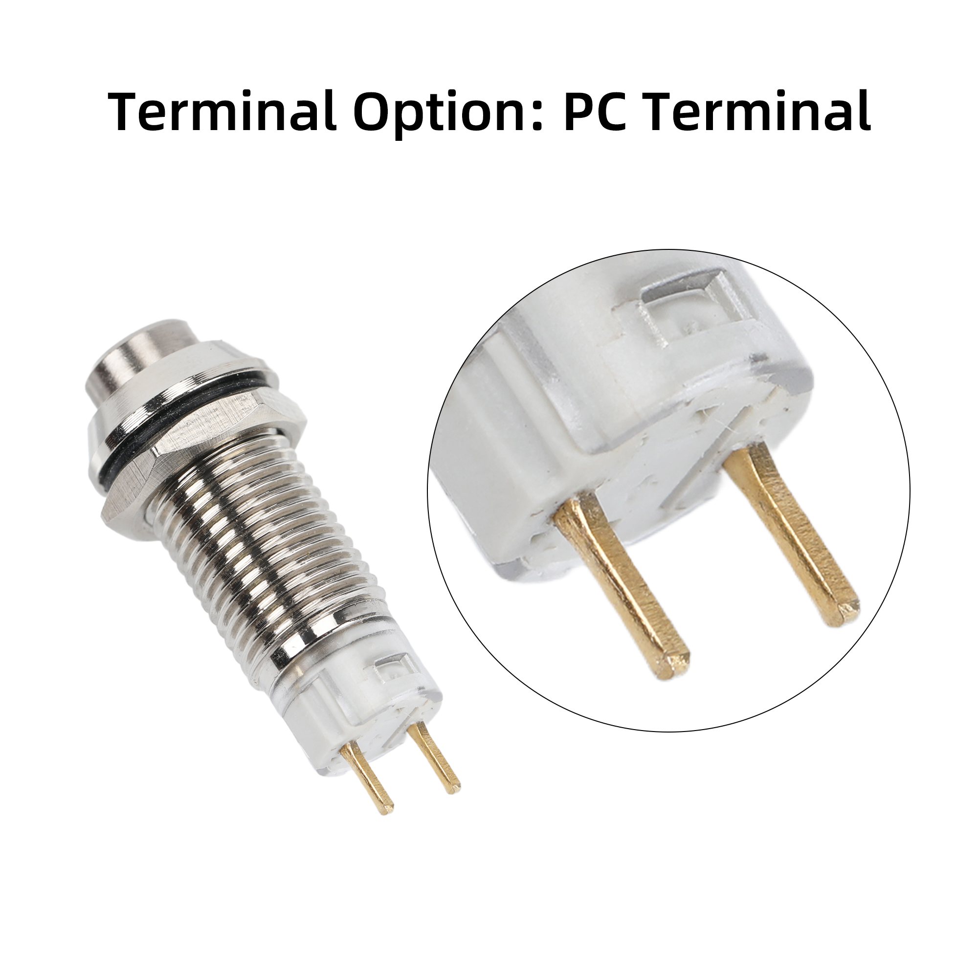 GQ-8H-10 8mm Waterproof Metal Push Button Switch Series | Latching & Momentary Custom Options